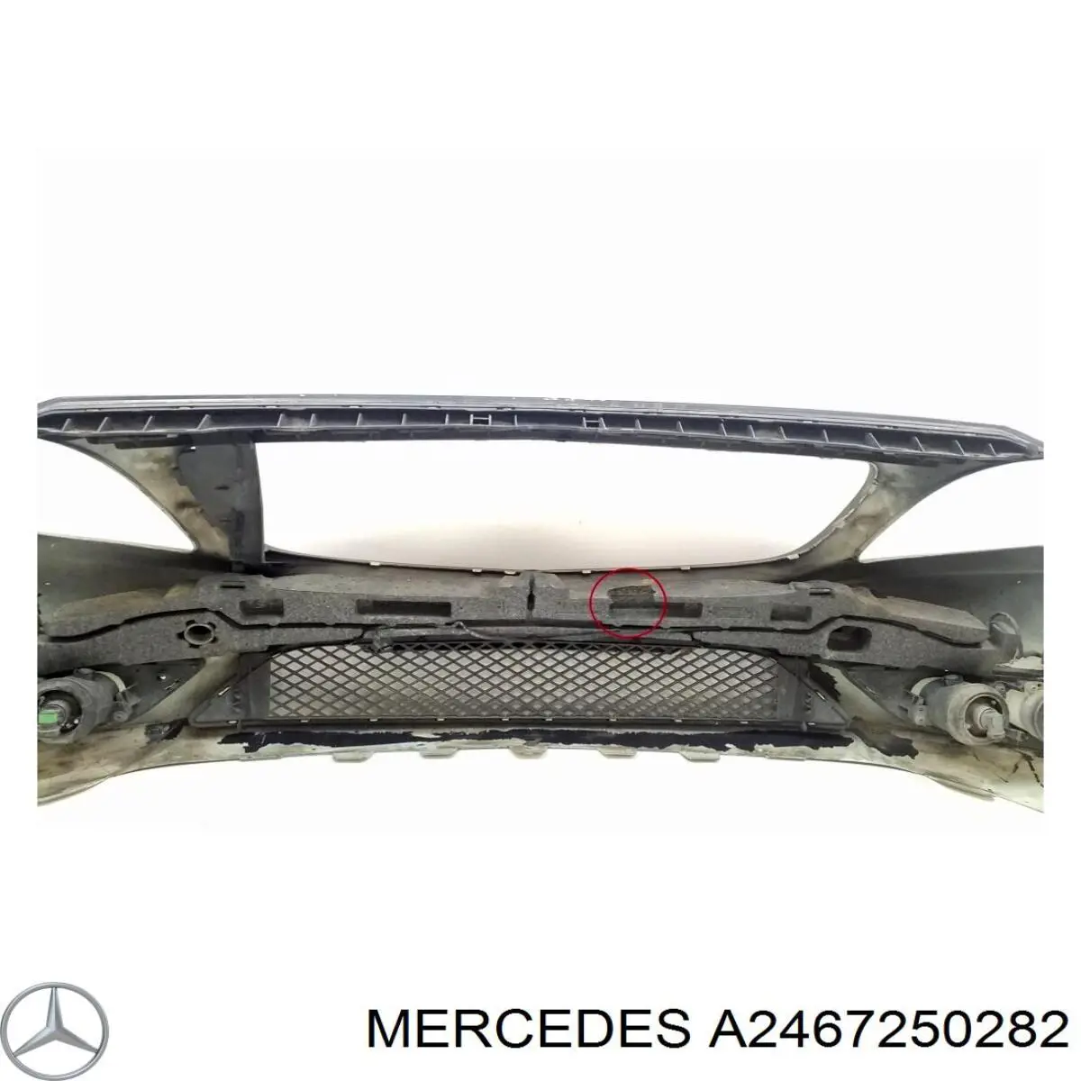 Купити A2467250282 Mercedes Ущільнювач скла передніх дверей правої, зовнішній (планка)