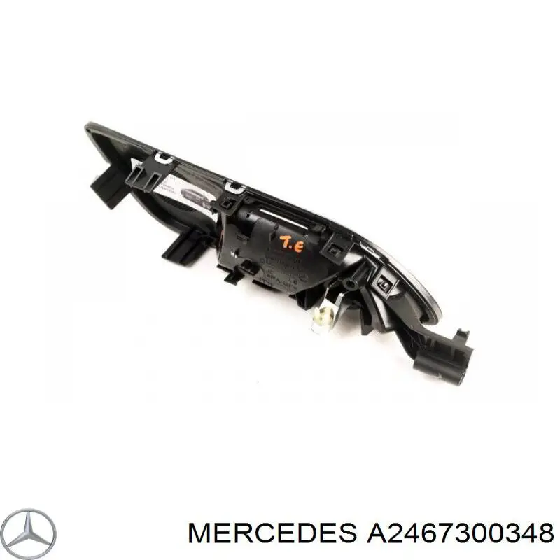 Облицювання внутрішньої ручки двері, задньої, лівої A2467300348 Mercedes