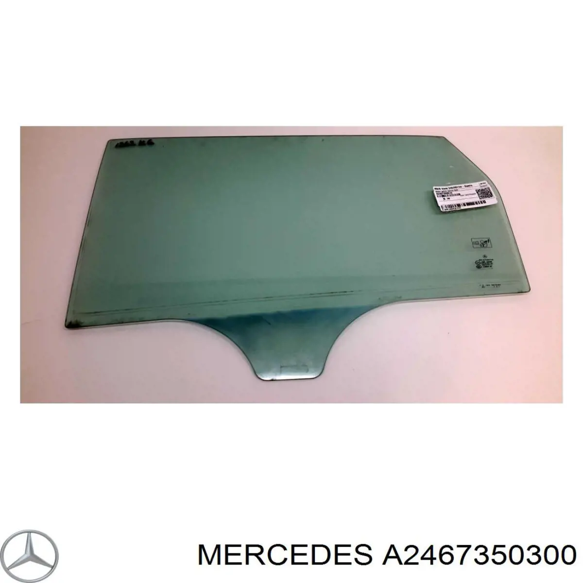 A2467350300 Mercedes Скло задніх дверей, лівих