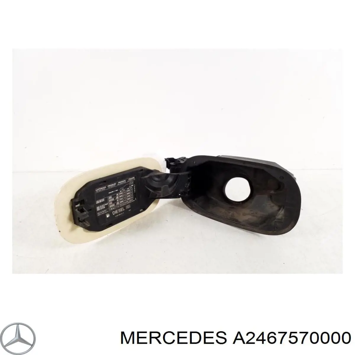 A2467570000 Mercedes Дверцята бензобака