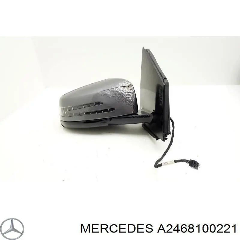 Дзеркальний елемент правого дзеркала заднього виду Mercedes A2468100221 ціна, від 14.52 USD