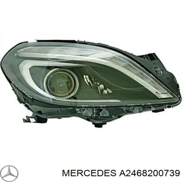 Фари Mercedes A2468200739 ціна, від 506.67 USD