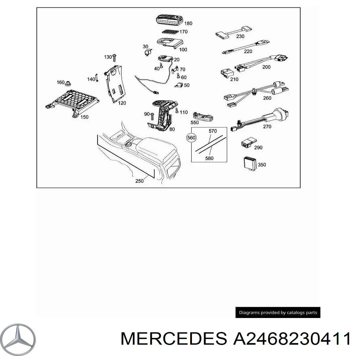 A2468230411 Mercedes 
