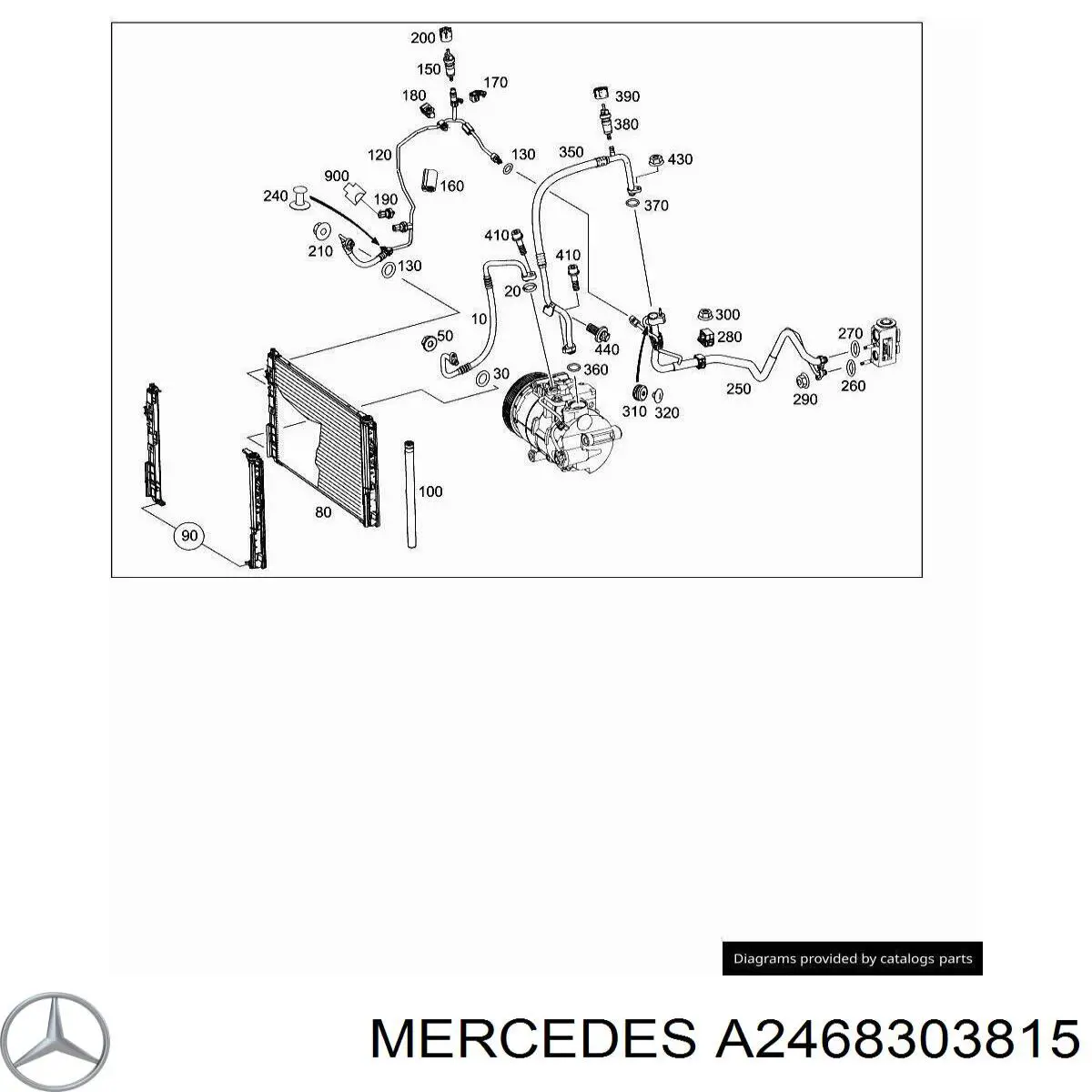 Купити A2468303815 Mercedes 