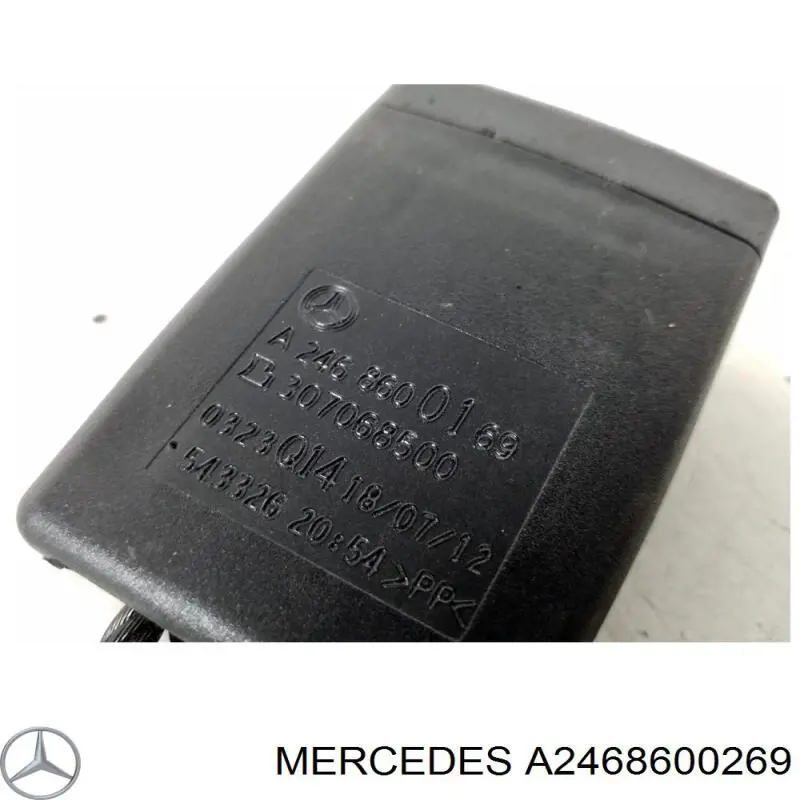 Купити A2468600269 Mercedes Важіль фіксації ременя безпеки, лівий
