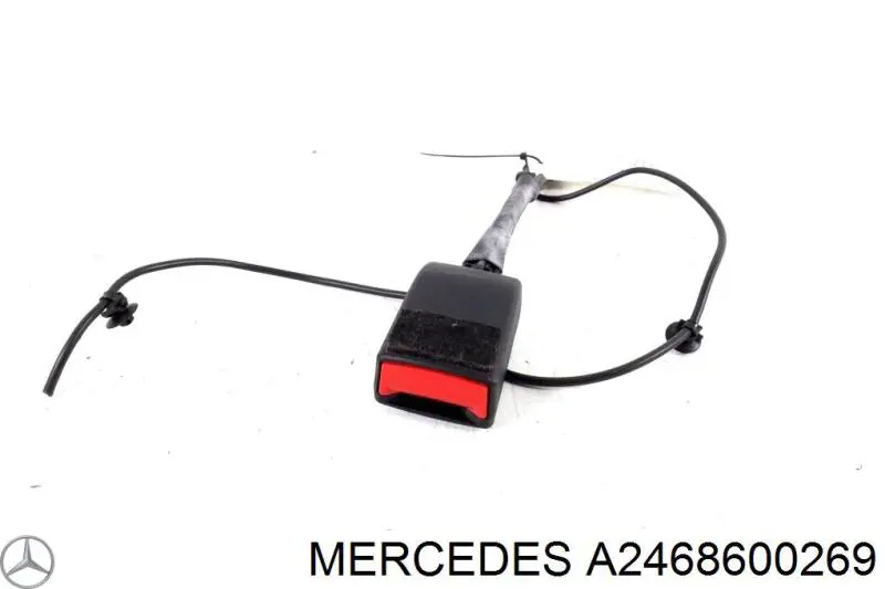 Важіль фіксації ременя безпеки, лівий A2468600269 Mercedes