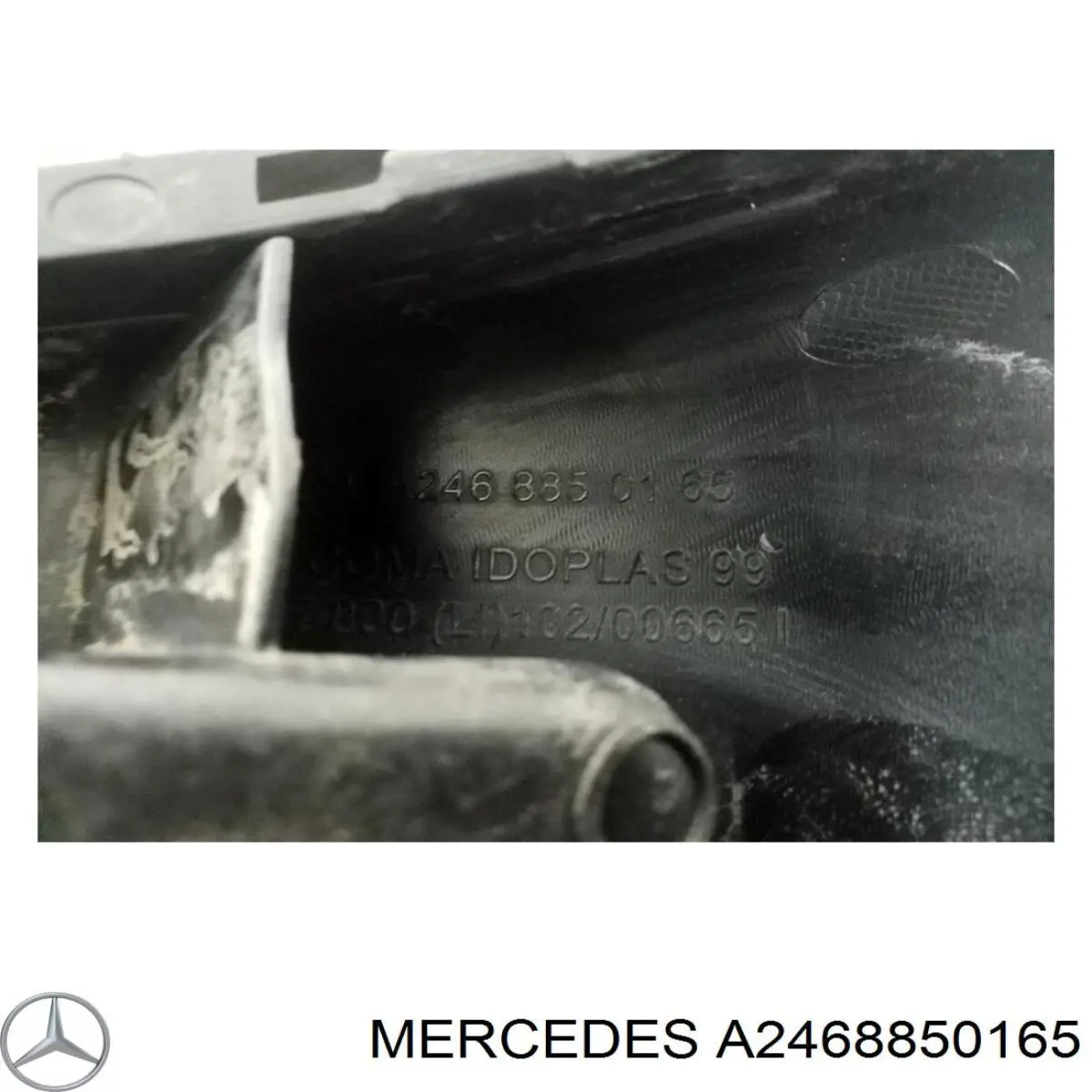 Купити A2468850165 Mercedes Кронштейн бампера заднього, лівий