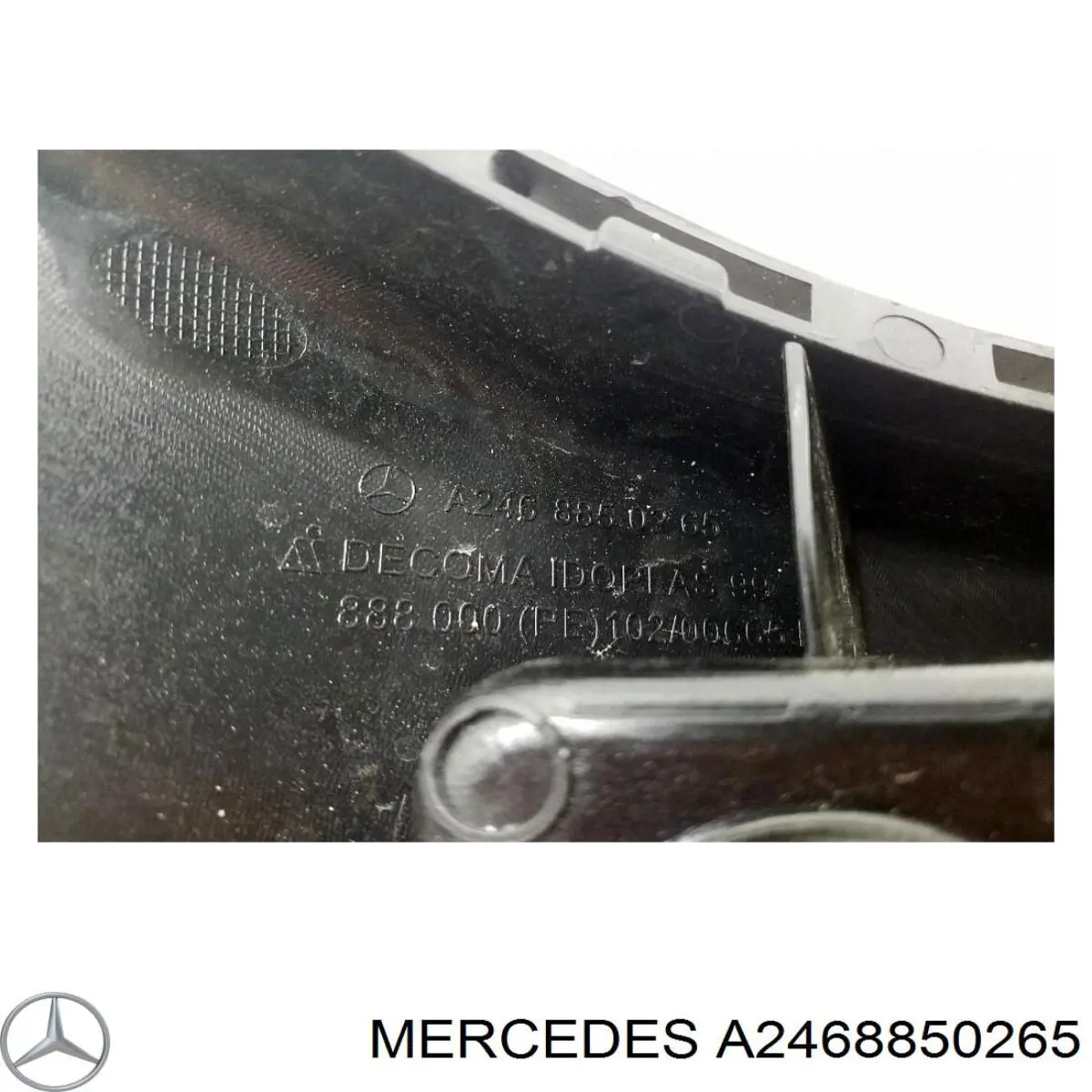 Купити A2468850265 Mercedes Кронштейн бампера заднього, правий