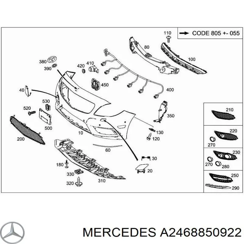 A2468850922 Mercedes 