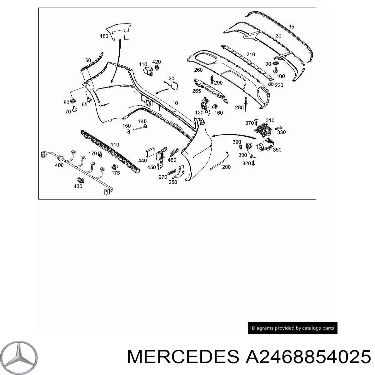 A2468854025 Mercedes 