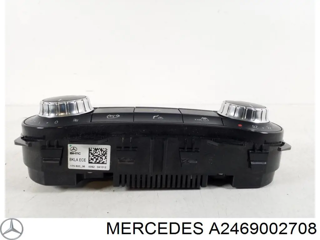 Блок управління режимів опалення / кондиціонування Mercedes A2469002813