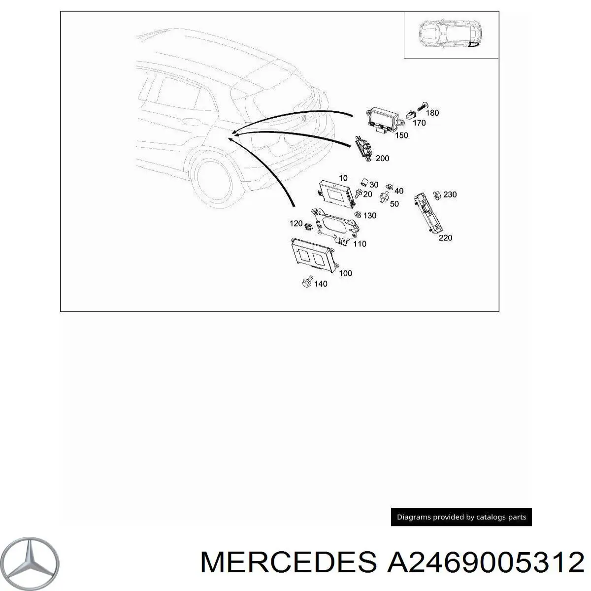 A2469005312 Mercedes 