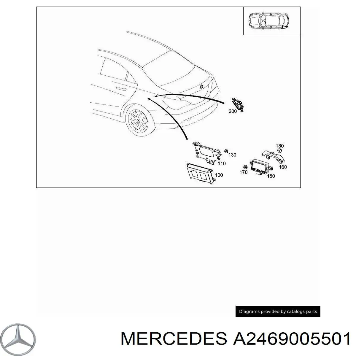 A2469005501 Mercedes 