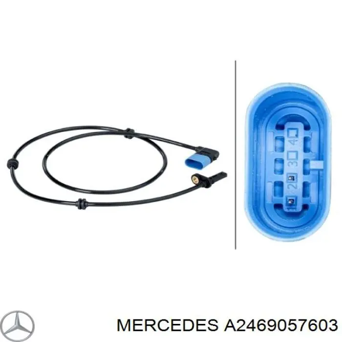 Датчик АБС (ABS) задній Mercedes A2469057603 ціна, від 14.63 USD