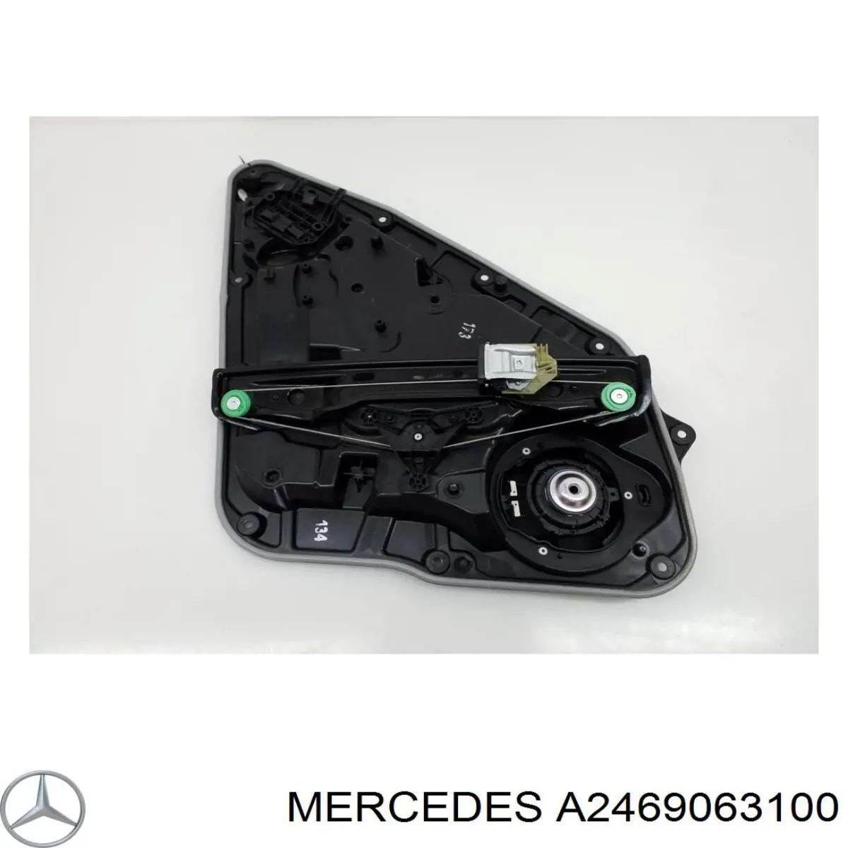 Купити A2469063100 Mercedes Двигун стеклопод'емника двері задньої, лівої