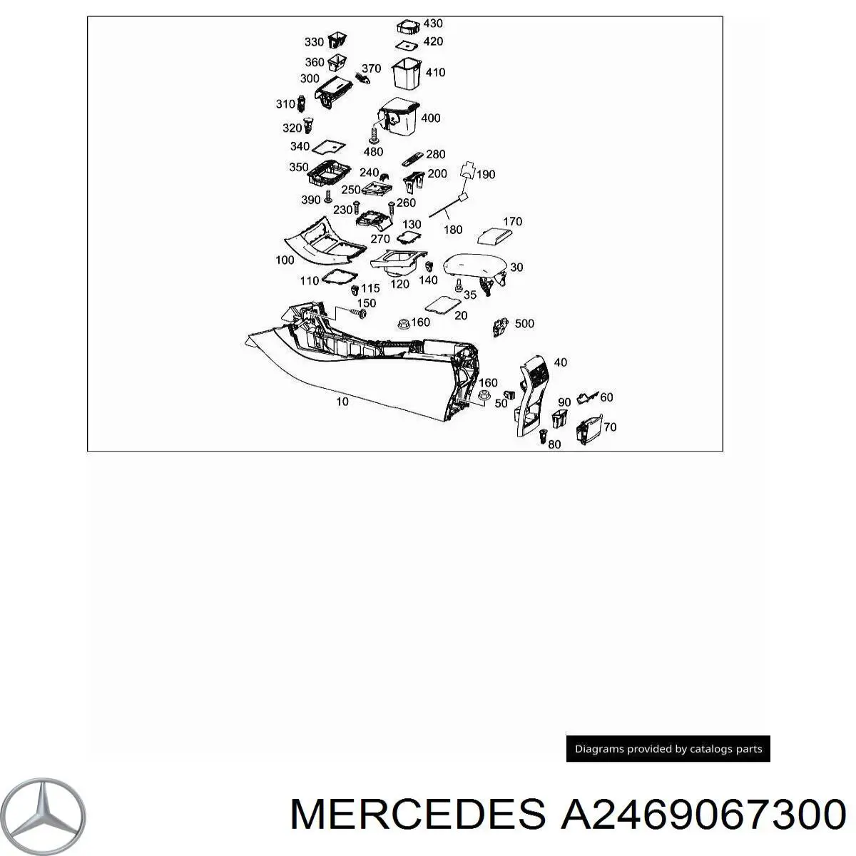  Mercedes A2469067300 ціна, від 11.43 USD
