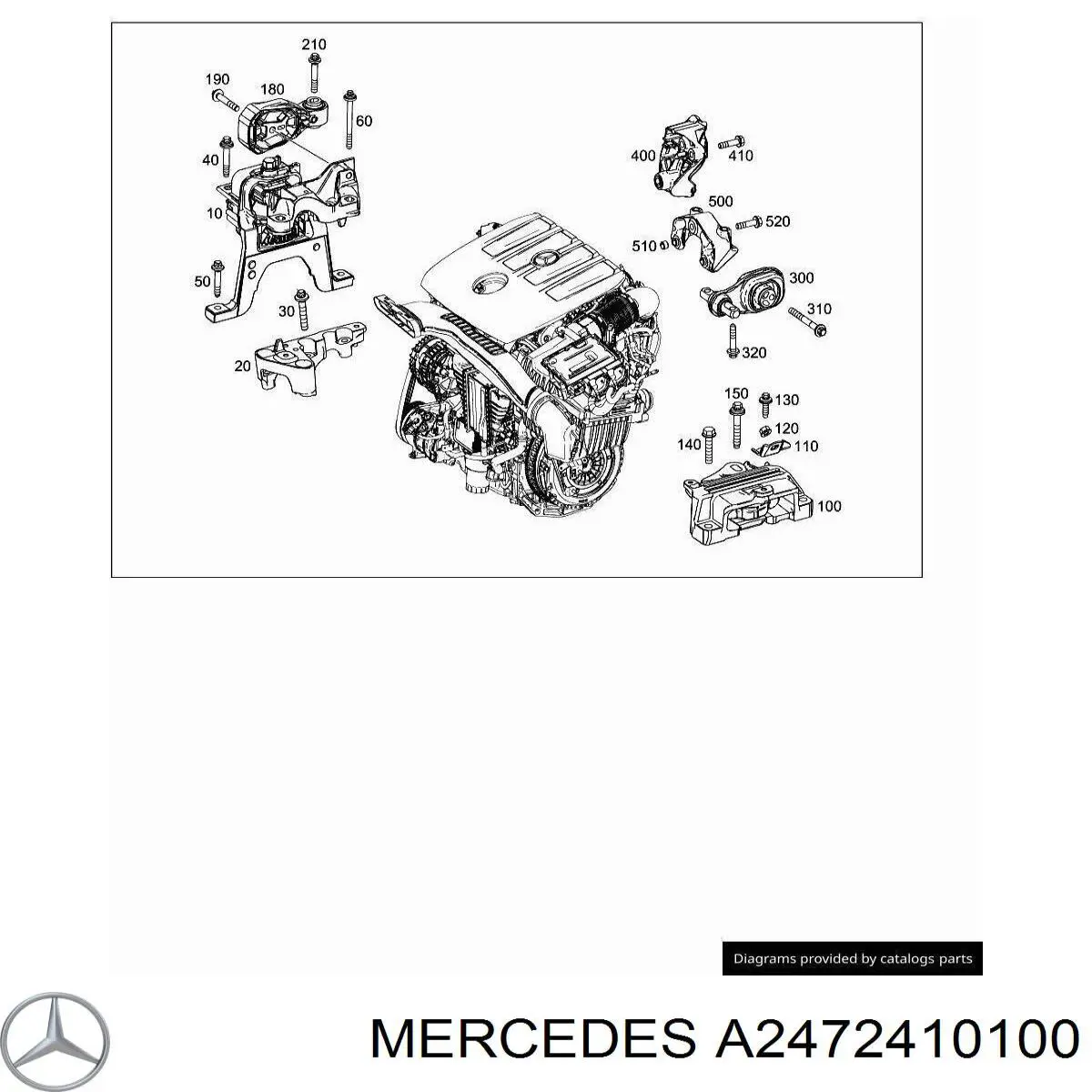  Mercedes A2472410100 ціна, від 8.87 USD