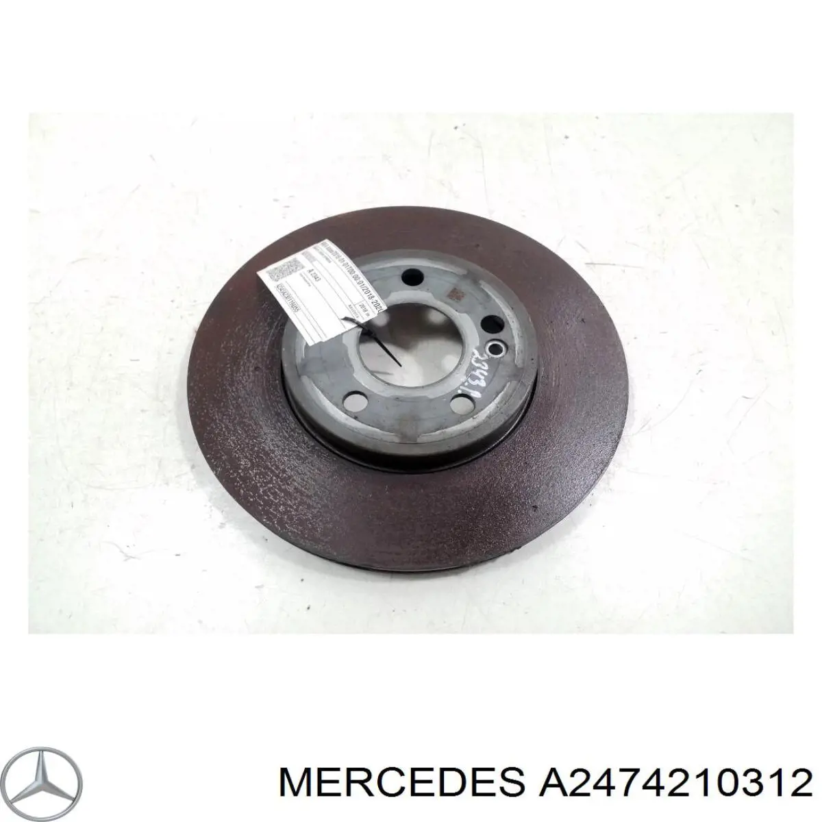 Гальмівні диски передні A2474210312 Mercedes