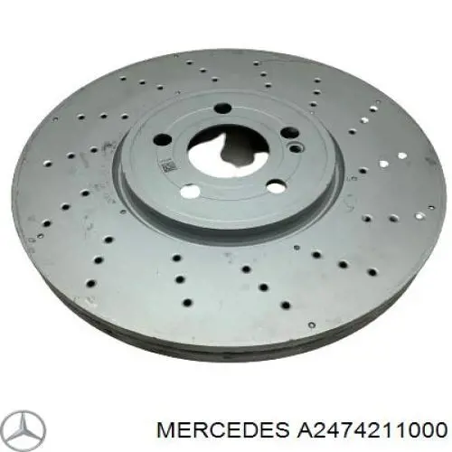 Диск переднього гальма Mercedes A2474211000 ціна, від 75.21 USD