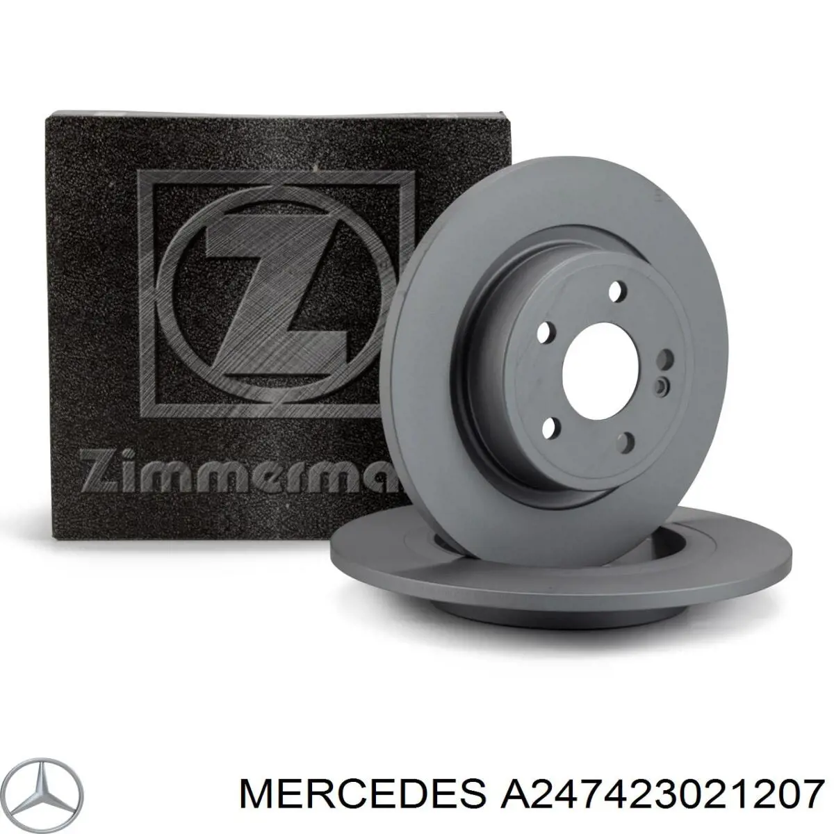 Купити A247423021207 Mercedes Диск заднього гальма