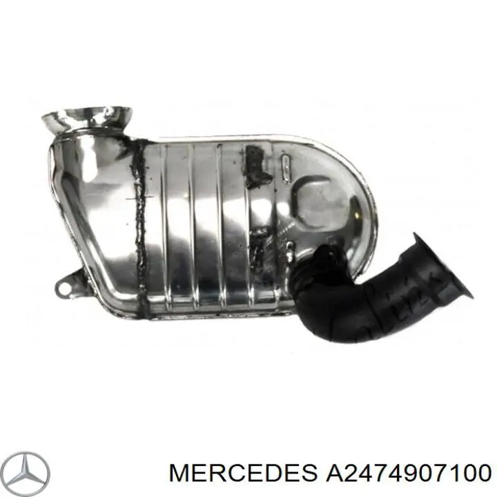 Глушник, передня частина Mercedes A2474907100