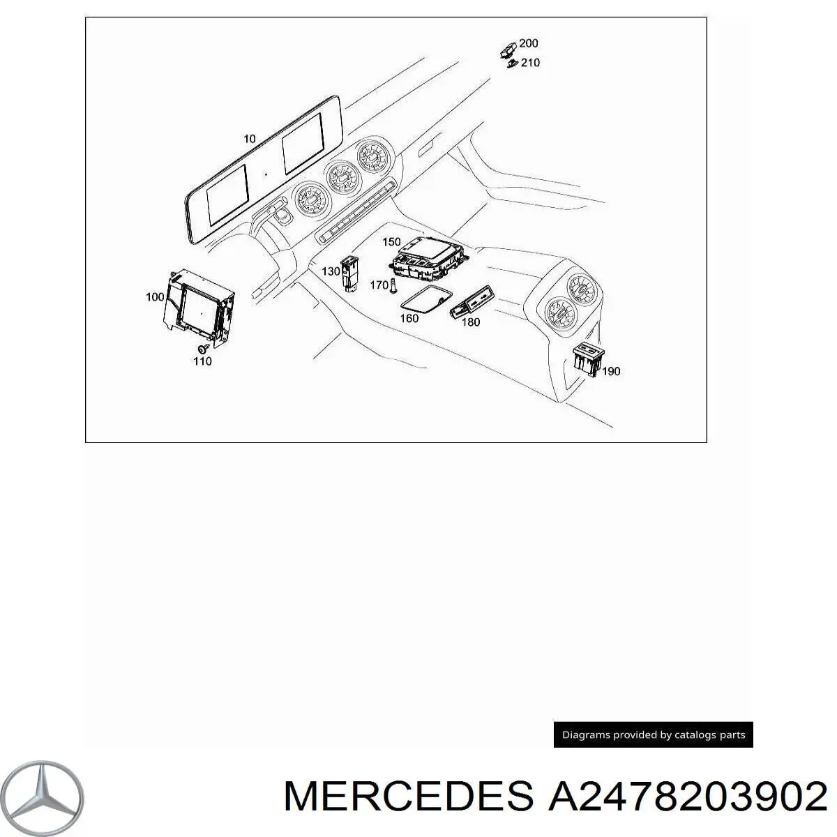 A2478203902 Mercedes 
