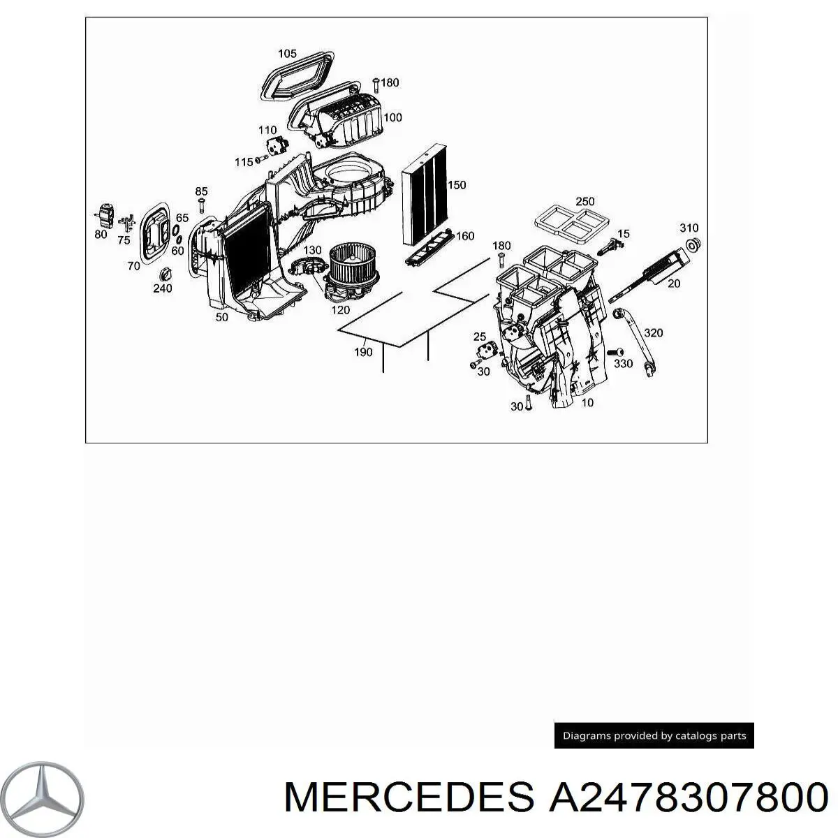 A2478307800 Mercedes Клапан розширювальний