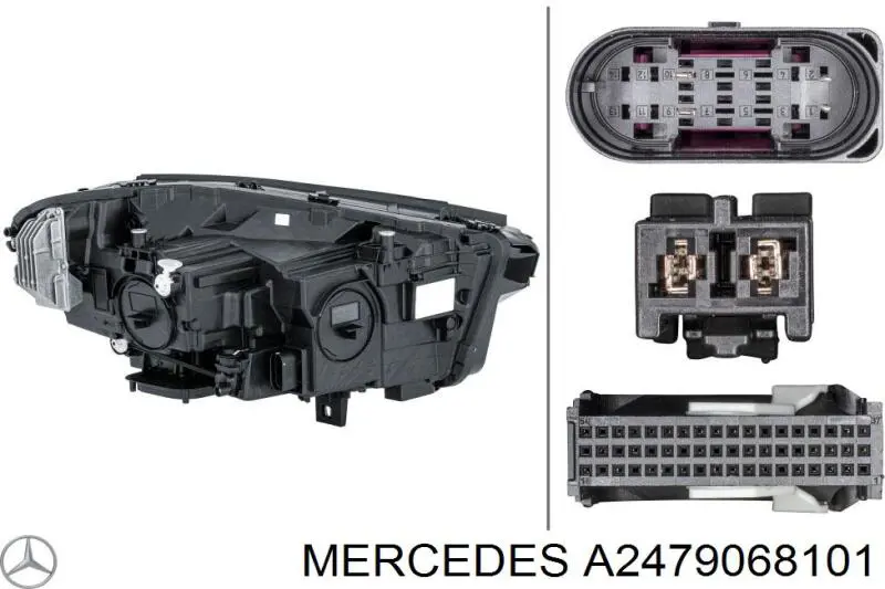 A2479068101 Mercedes Фара дальнього світла в зборі