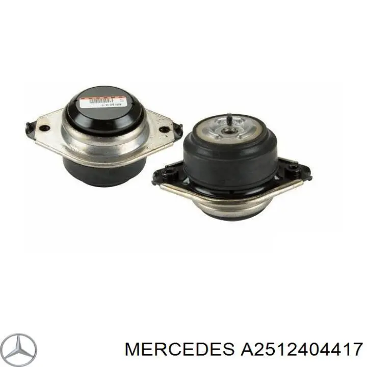 A2512404417 Mercedes Подушка (опора) двигуна ліва/права