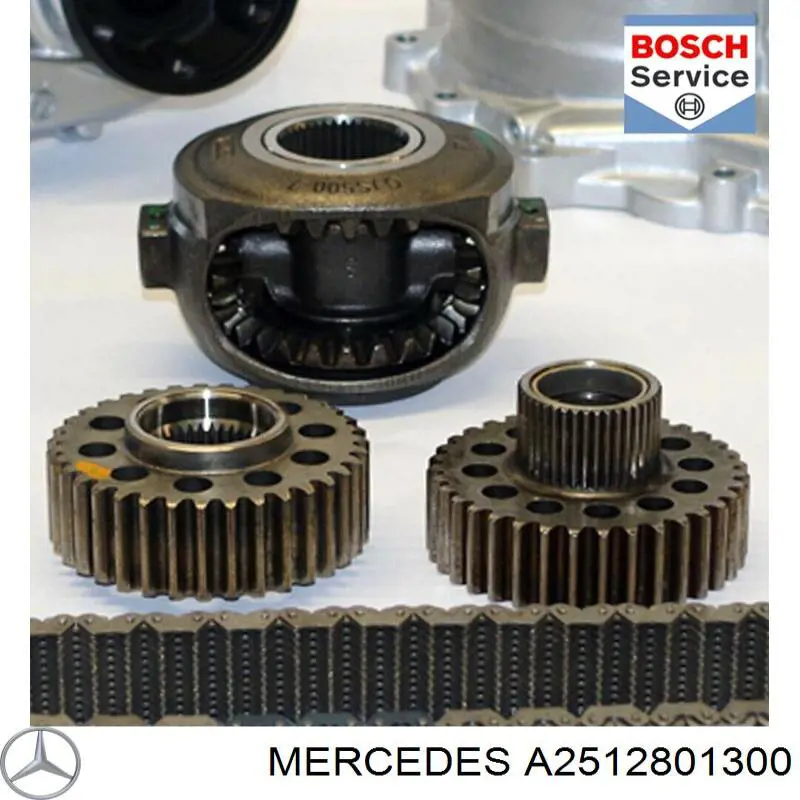 Купити A2512800800 Mercedes Коробка роздавальна в зборі