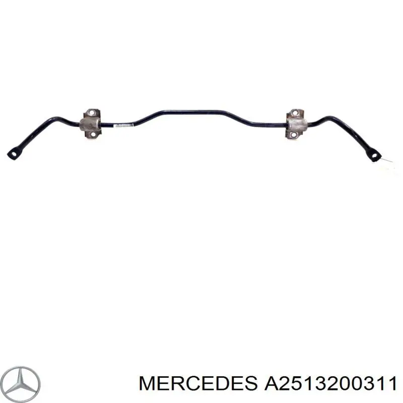 Стабілізатор задньої осі Mercedes A2513200311 ціна, від 28.12 USD