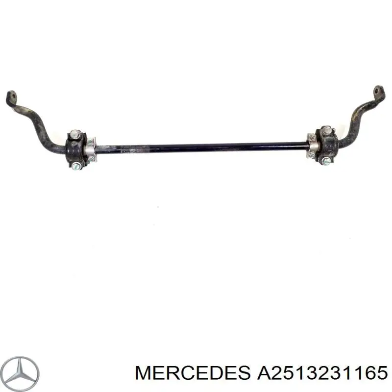 Стабілізатор передній стійкості Mercedes A2513231165 ціна, від 33.86 USD