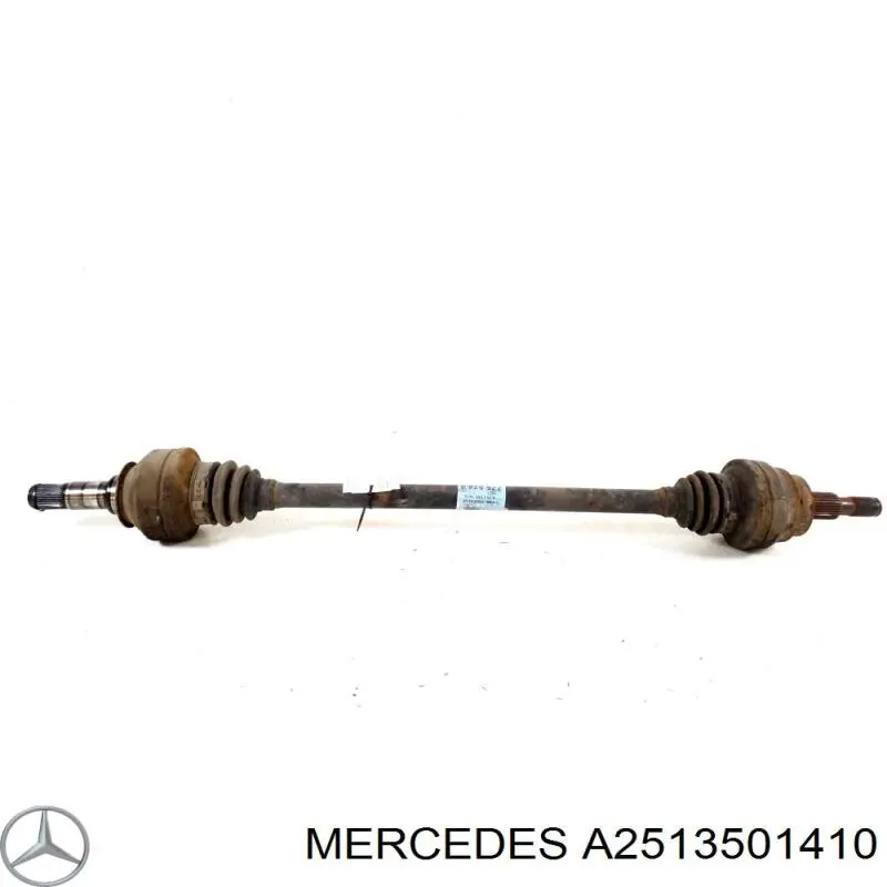 Купити A2513501410 Mercedes Піввісь задня, ліва