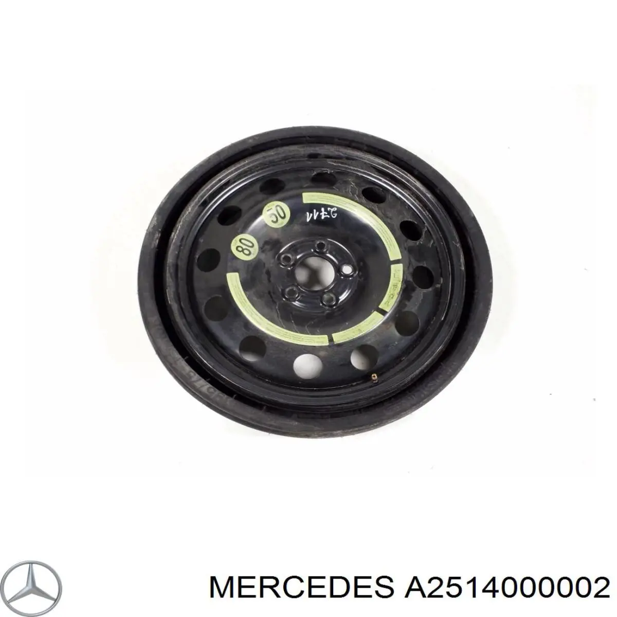 Докатка, аварійне запасне колесо A2514000002 Mercedes
