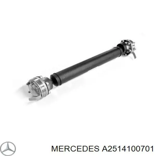 A2514100701 Mercedes вал карданний, передній