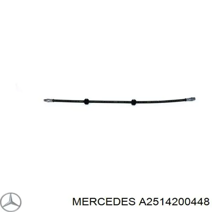 Шланг гальмівний задній Mercedes A2514200448 ціна, від 13.60 USD