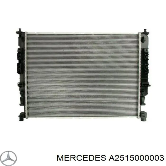 Радіатор основний Mercedes A2515000003 ціна, від 146.76 USD
