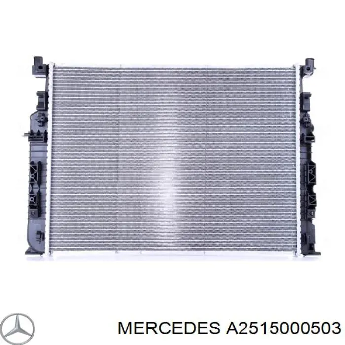 Купити A2515000503 Mercedes Радіатор двигуна