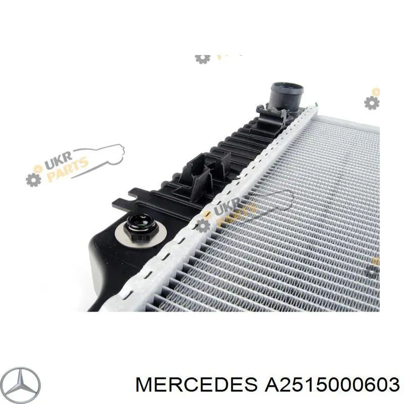 Радіатор основний Mercedes A2515000603 ціна, від 199.48 USD