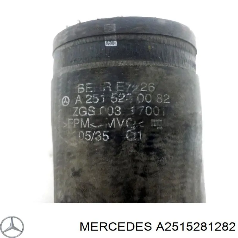 Купити A2515280582 Mercedes Шланг/патрубок интеркуллера