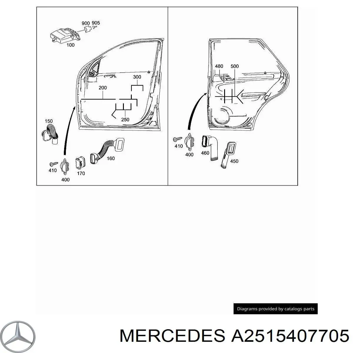 A2515407705 Mercedes 