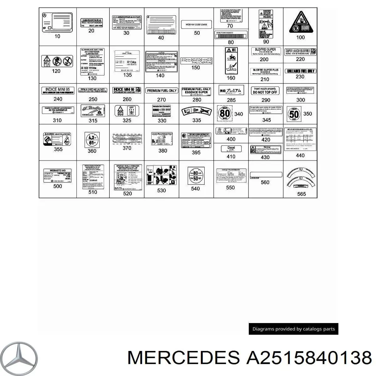 A2515840138 Mercedes 