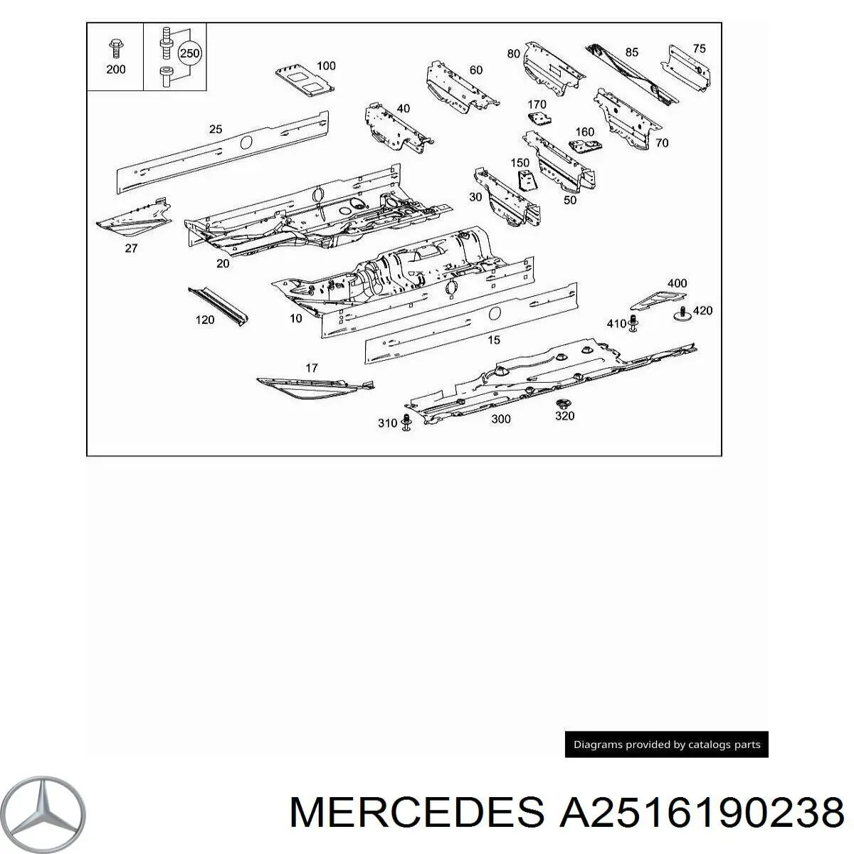 A2516190238 Mercedes 