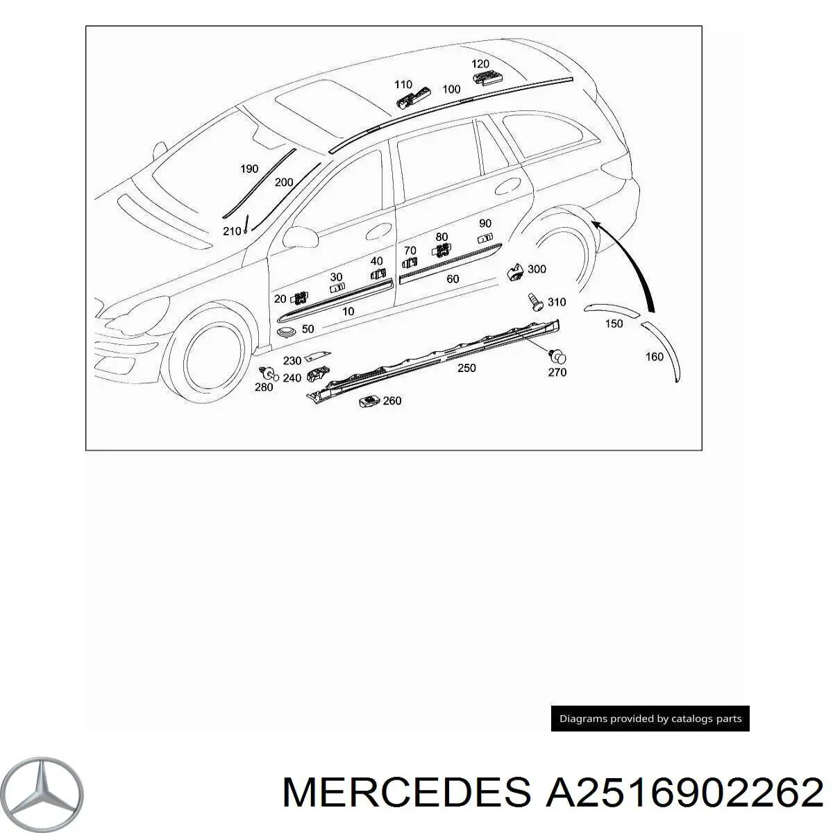 A2516902262 Mercedes 