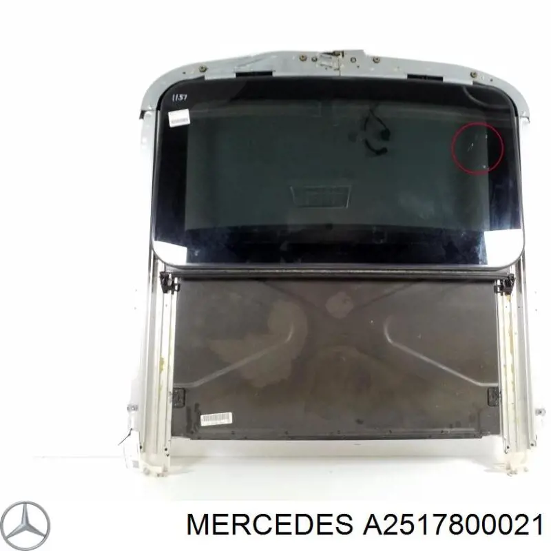 Скло люка даху Mercedes A2517800021 ціна, від 71.15 USD
