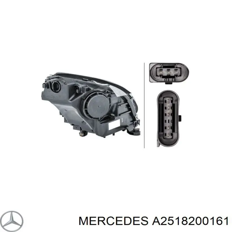 Фара ліва A2518200161 Mercedes