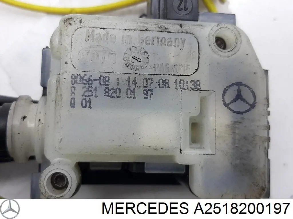 Купити A2518200197 Mercedes Мотор-привод відкриття лючка бака