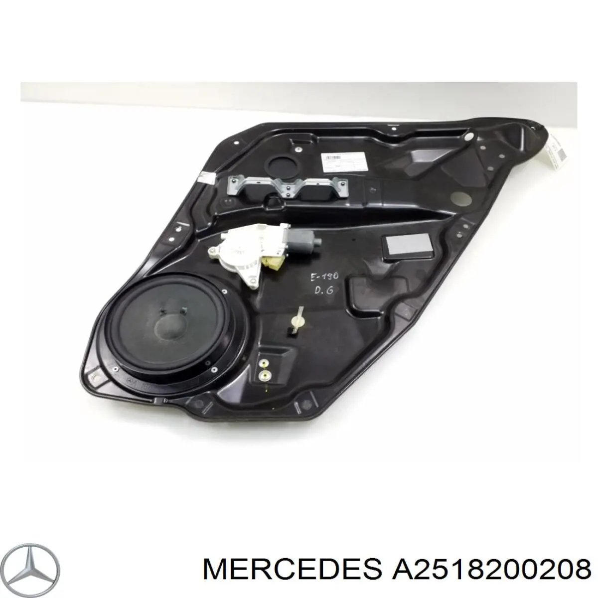 Двигун стеклопод'емника двері задньої, правої на Mercedes ML/GLE (W164)