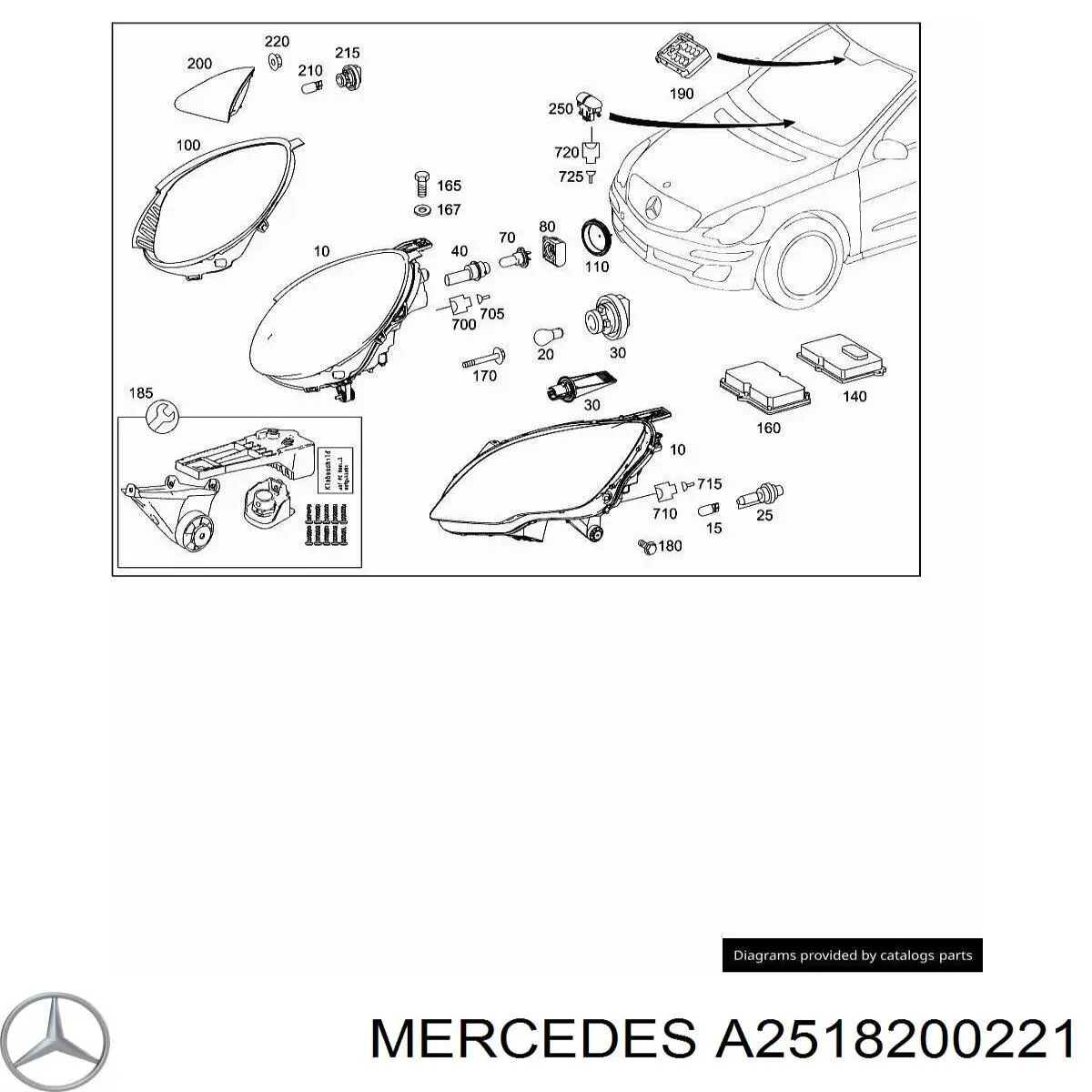 A2518200221 Mercedes 