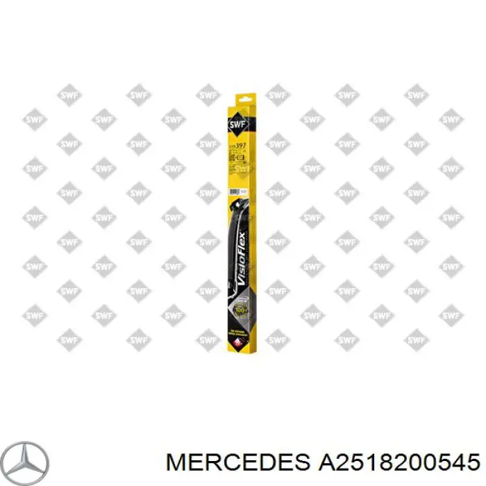 Щітка-двірник лобового скла, комплект з 2-х шт. Mercedes A2518200545 ціна, від 39.38 USD